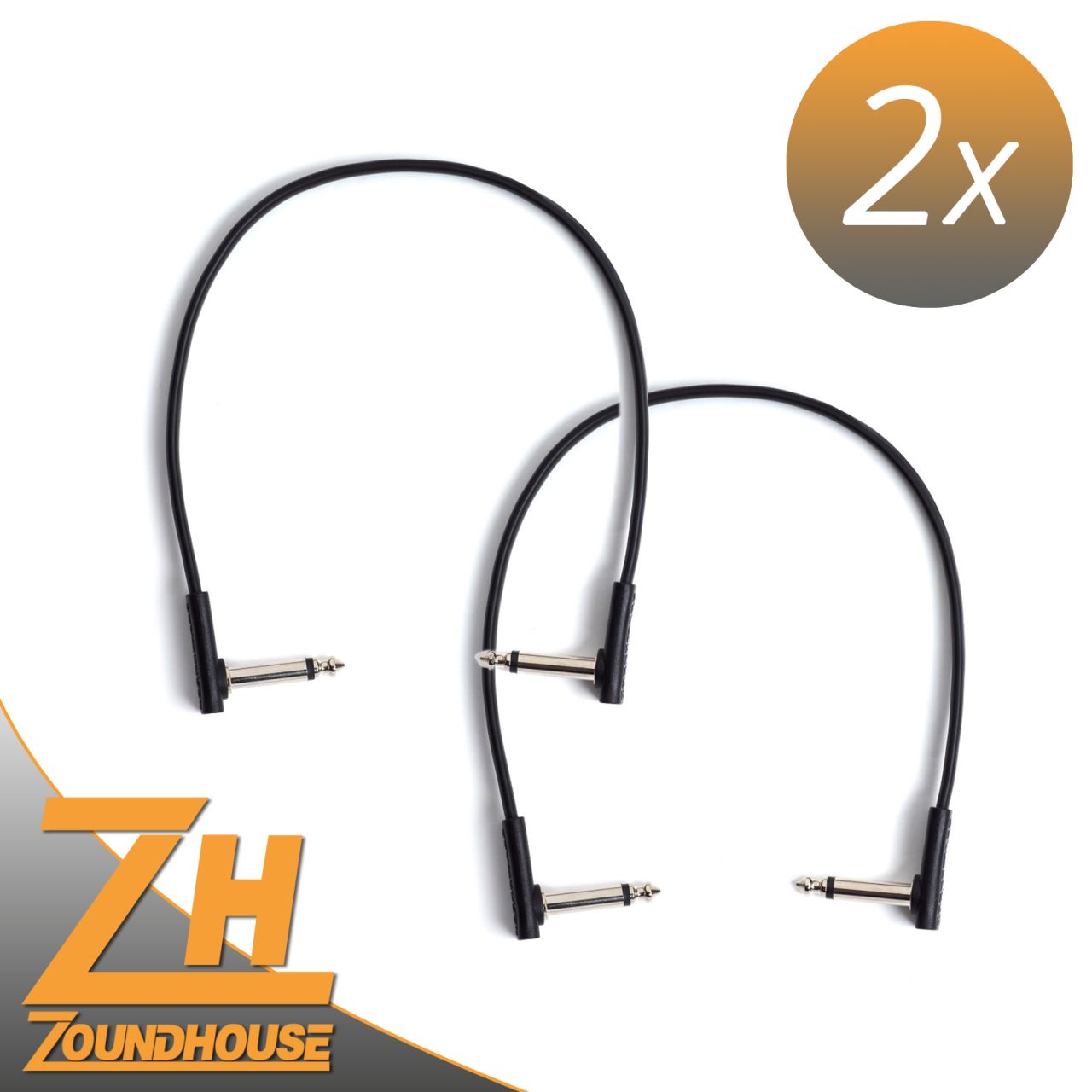 2 x Flat Patch Cable 30 cm - Patchkabel