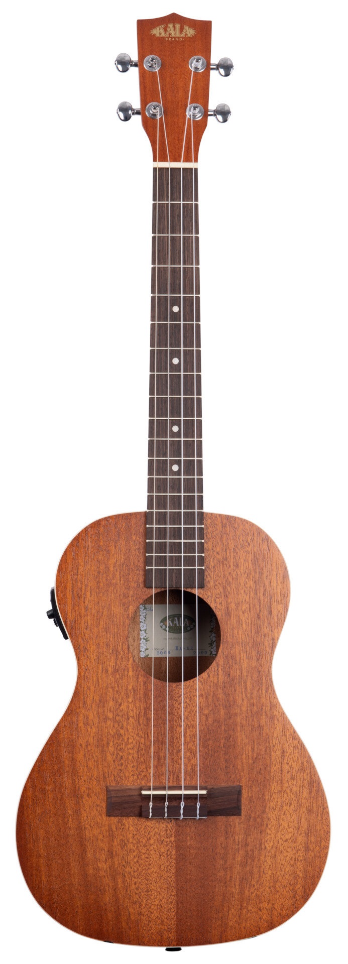 KA-BE - Satin Mahogany Baritone Ukulele, with EQ & Bag (UB-B)