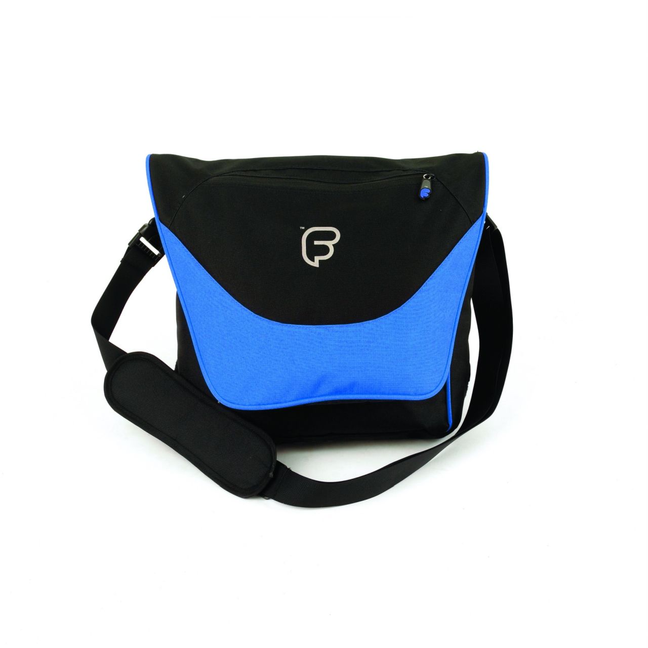 Fusion F1 Fuse-On Attachment Bag Laptop Courier black&blue