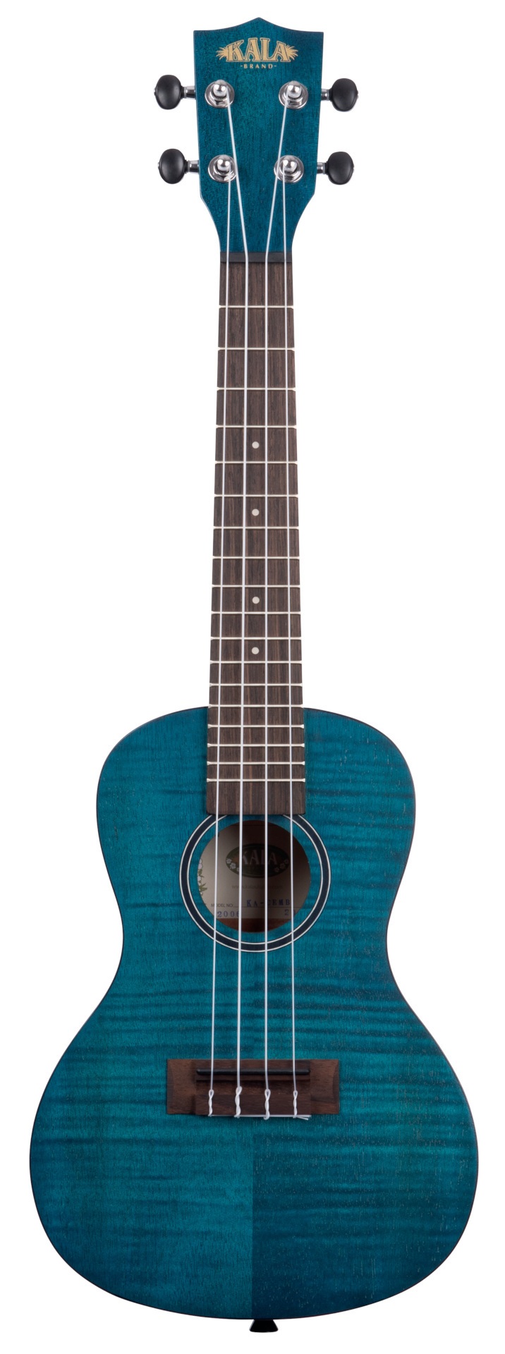 KA-CEMB - Blue Exotic Mahogany Concert Ukulele, with Bag (UB-C)