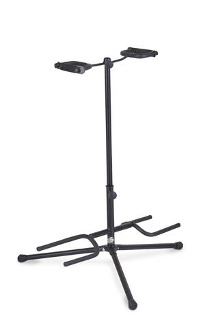 Standard Guitar Stand - for 2 Acoustic & Electric Guitars / Basses, black "B-Stock"