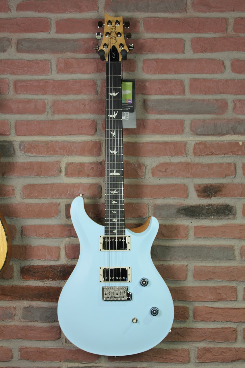 CE24 Satin Ltd, Ebony Fingerborard, Powder Blue