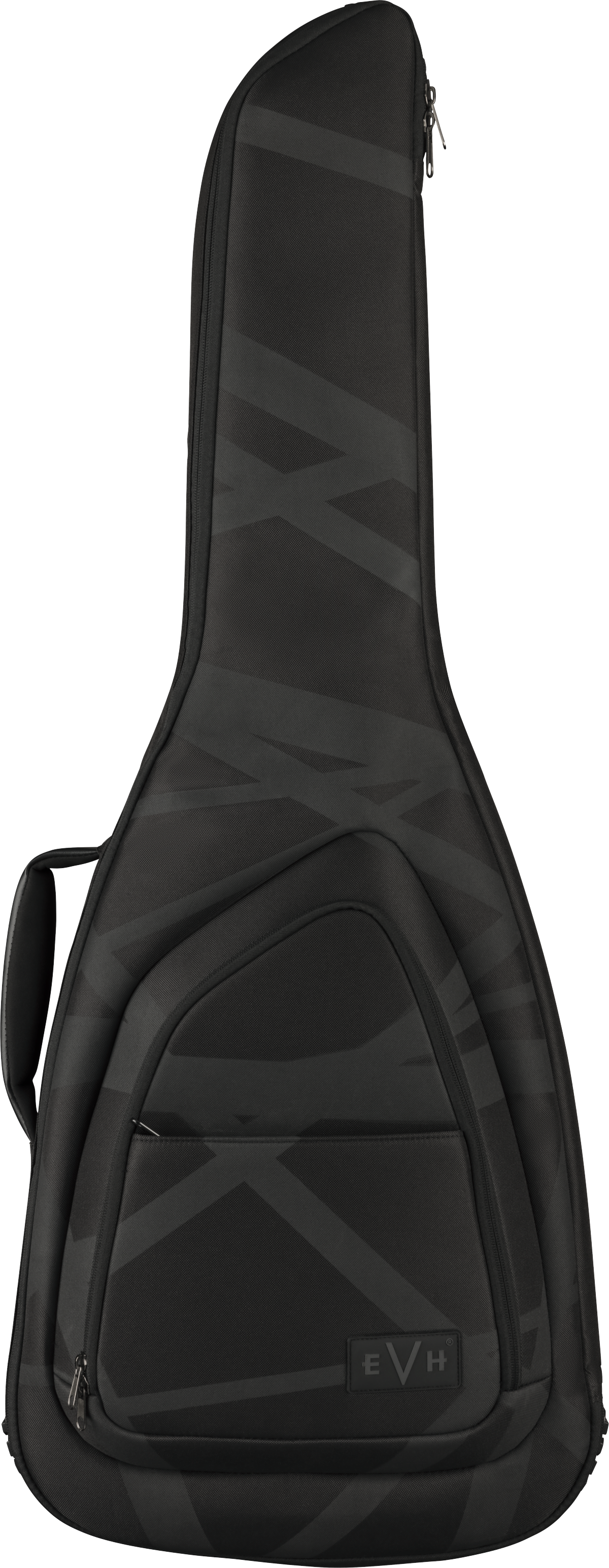 Striped Gig Bag, Black and Gray