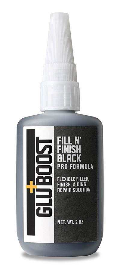 GBFNFBLK  Fill n’ Finish Black Finisher Cyanoacrylic Glue