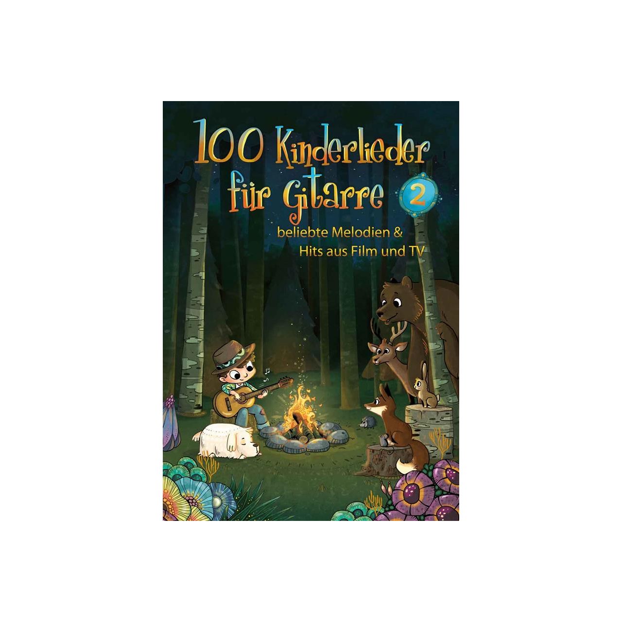 100 Kinderlieder für Gitarre 2 