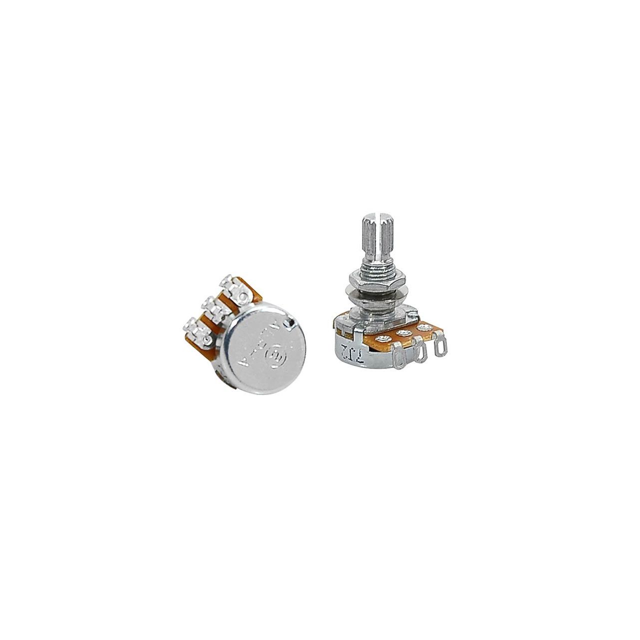 small 25K audio potentiometer, 16mm. 10mm. bushing, M7x0,75 thread