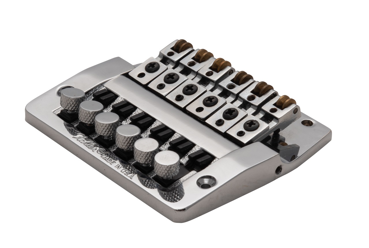 3300 - Hybrid Fixed Bridge (Fine Tuning, Brass Saddles) - Chrome