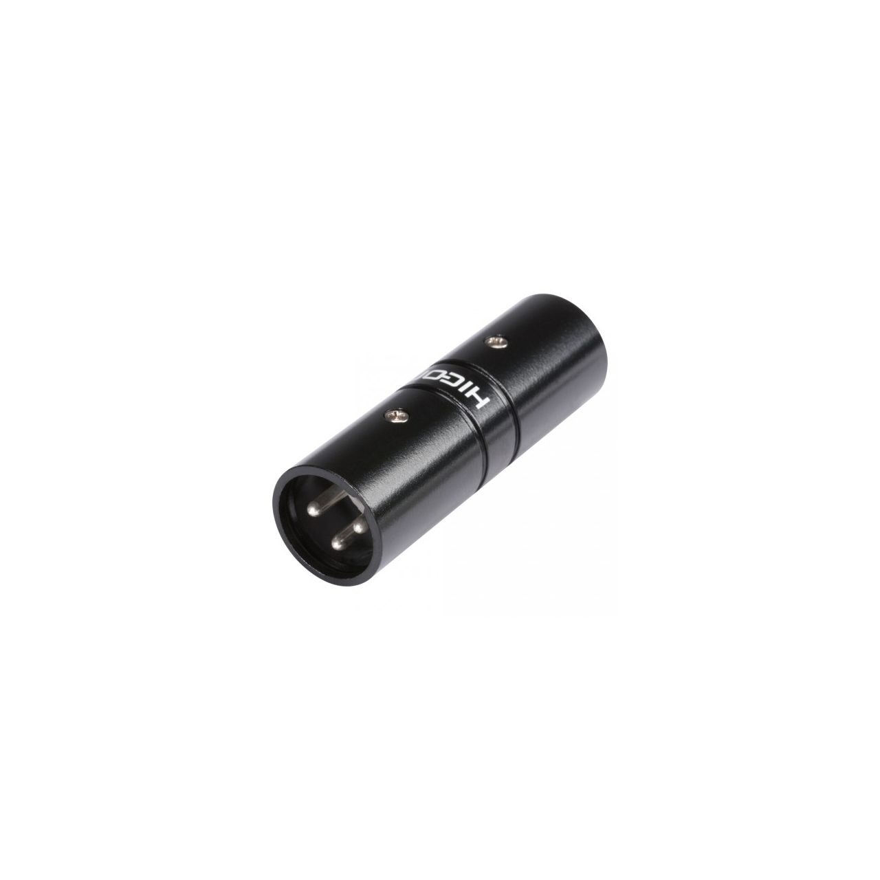 HICON Adapter | XLR 3-pol male gerade, schwarz