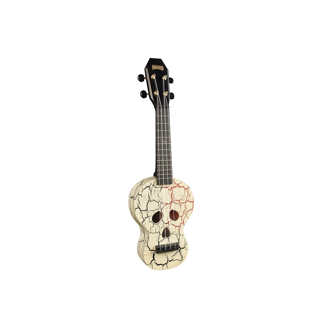 Mahalo Creative Series Ukulele "Skull" - Weiß