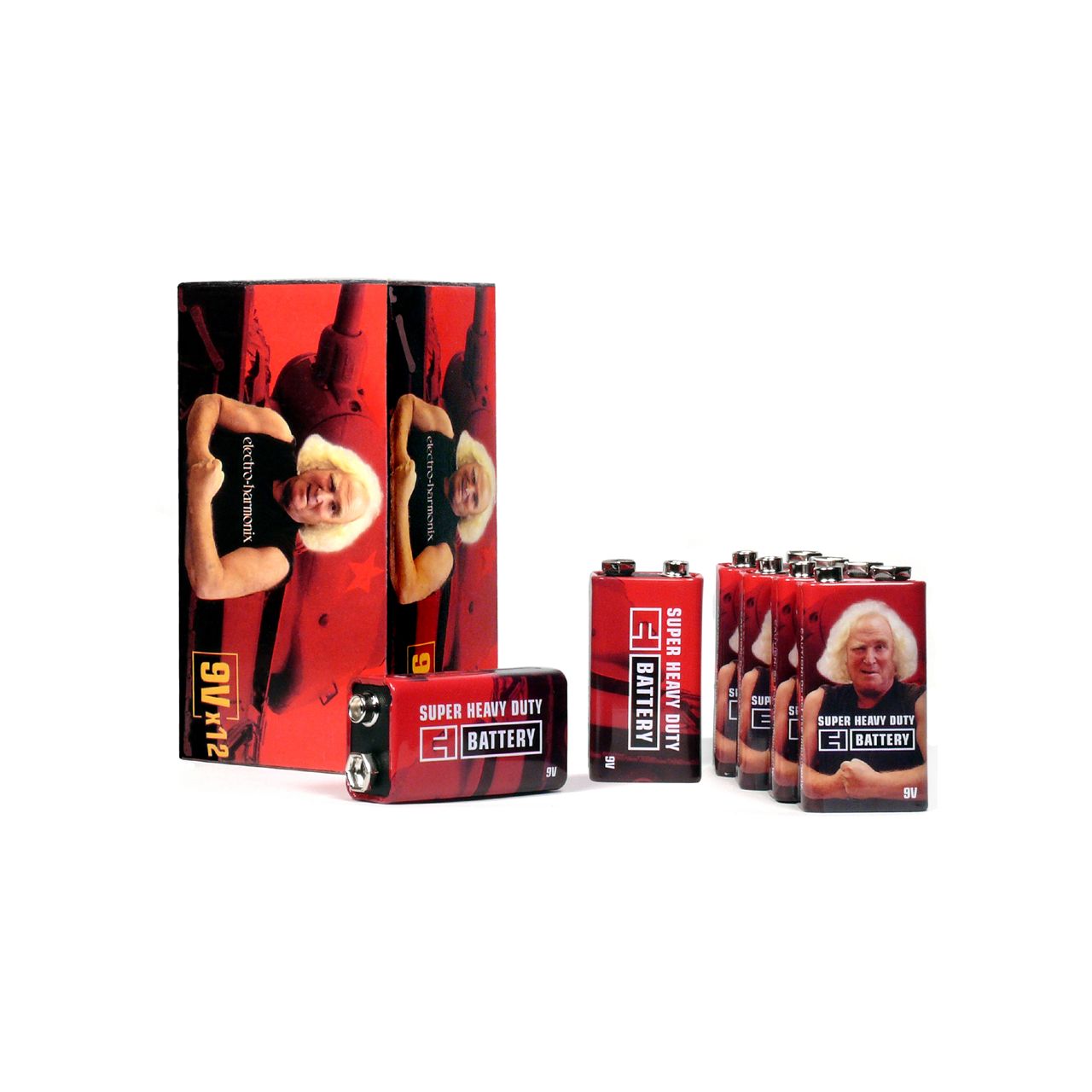 12er Pack 9V Batterie Super Heavy Duty