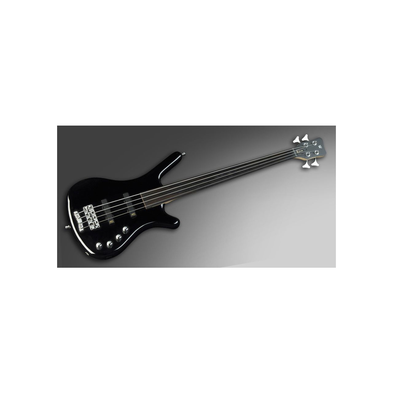 RB Corvette Basic 4 Nirvana Black Fretless