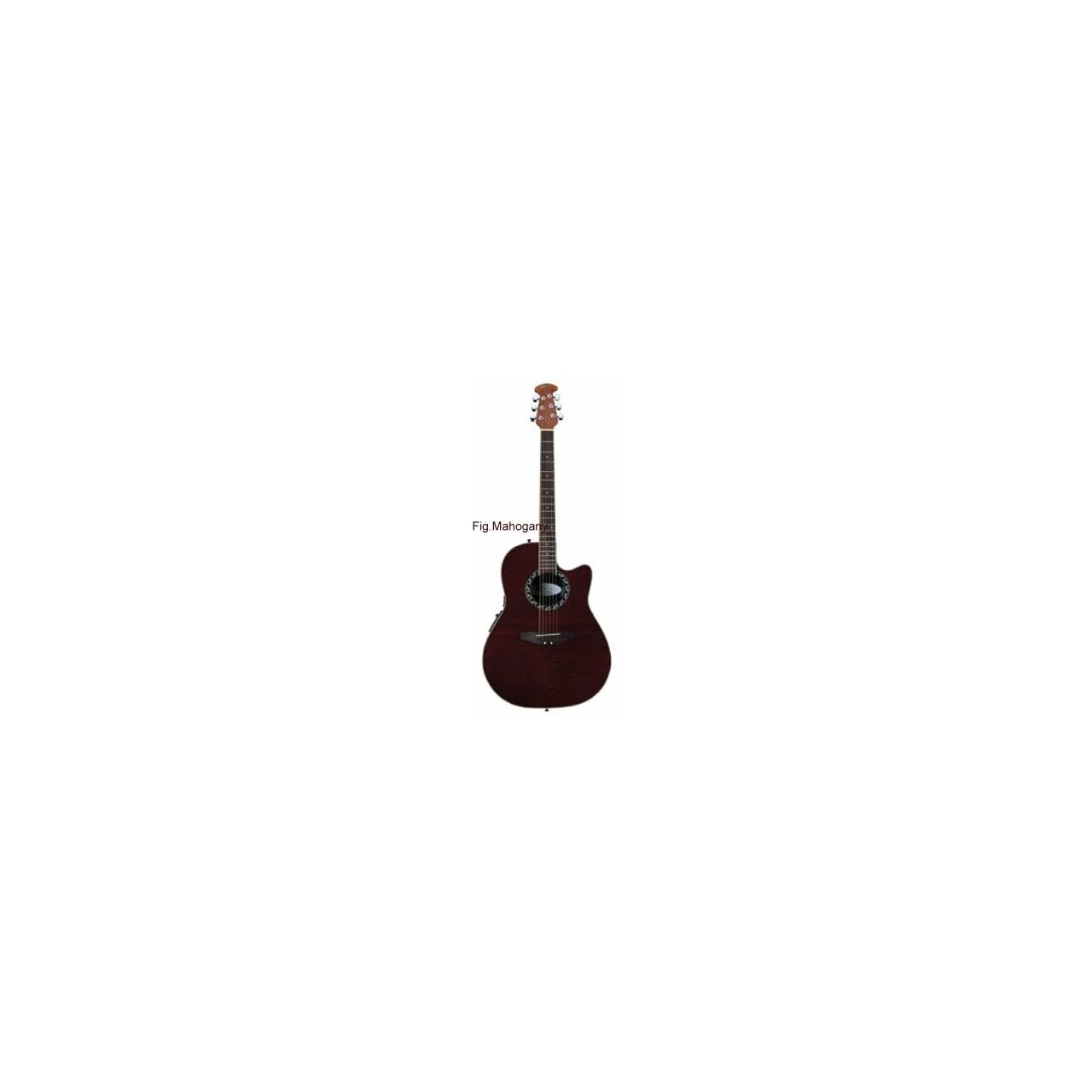 Applause AE 128 Super Shallow Red Fig. Mahogany