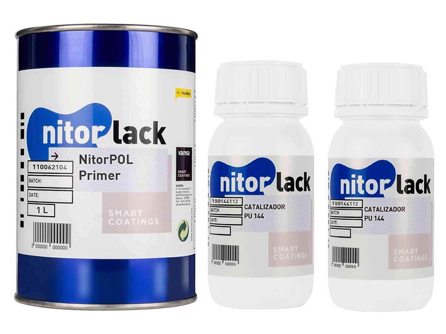 NitorPOL Poyurethan-Grundierung, clear- 1000ml Dose + 500ml Trockner