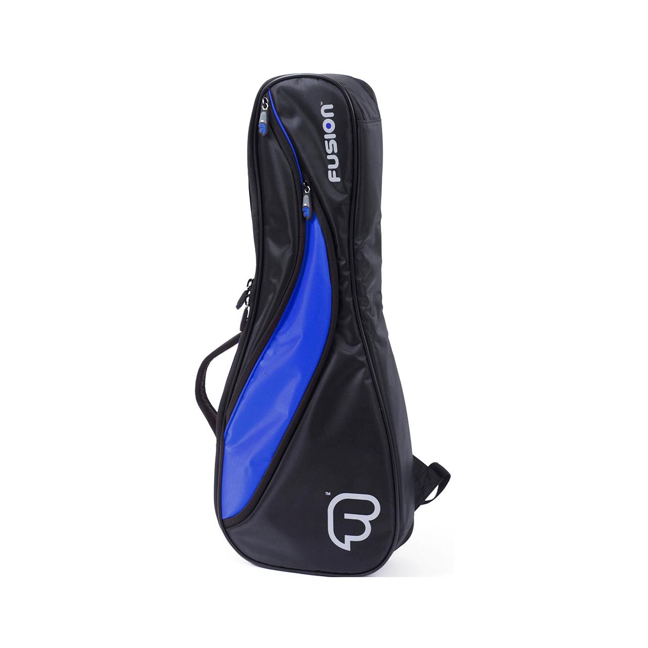 F4 Gigbag für Ukulele Tenor / schwarz-blau