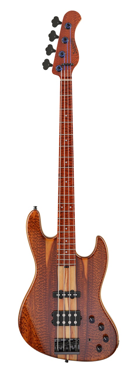 21-Fret M/M Bass, Limited Edition 2022, 4-String - Natural Transparent High Polish