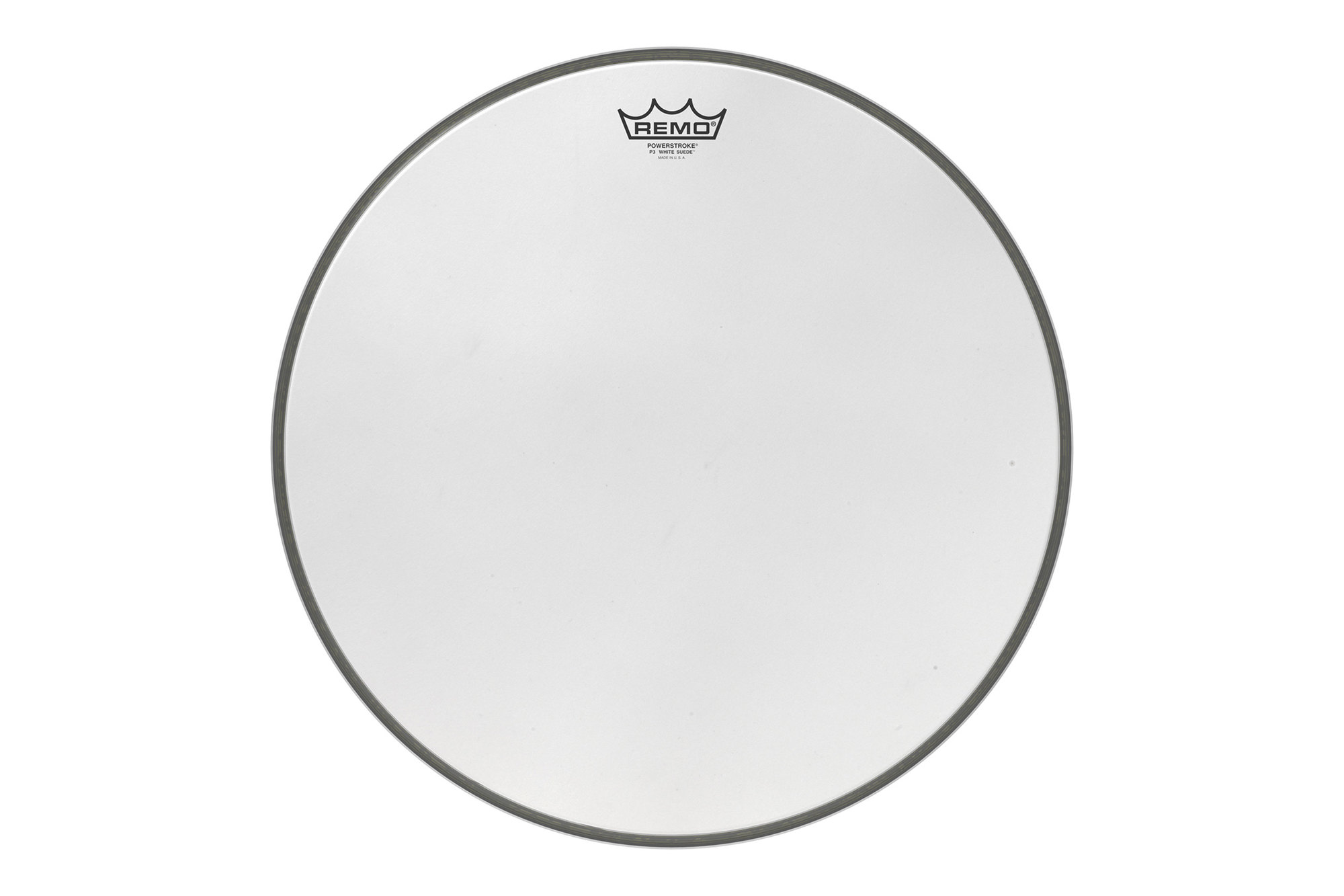 23" Powerstroke 3 White Suede Bassdrum Fell