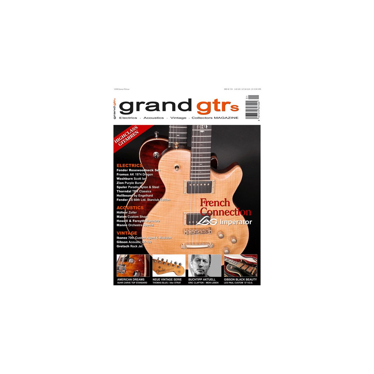 Grand GTRs / Electrics- Acoustics- Vintage- Collectors Magazin