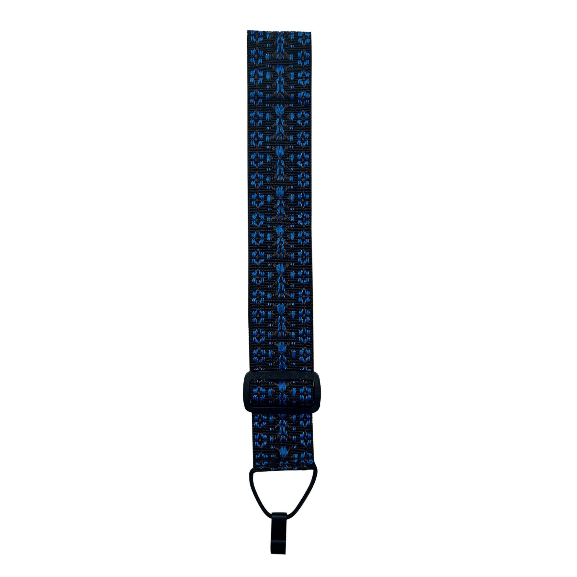 Classical Guitar Strap Woven Tapestry Padded (1399-4), Blue