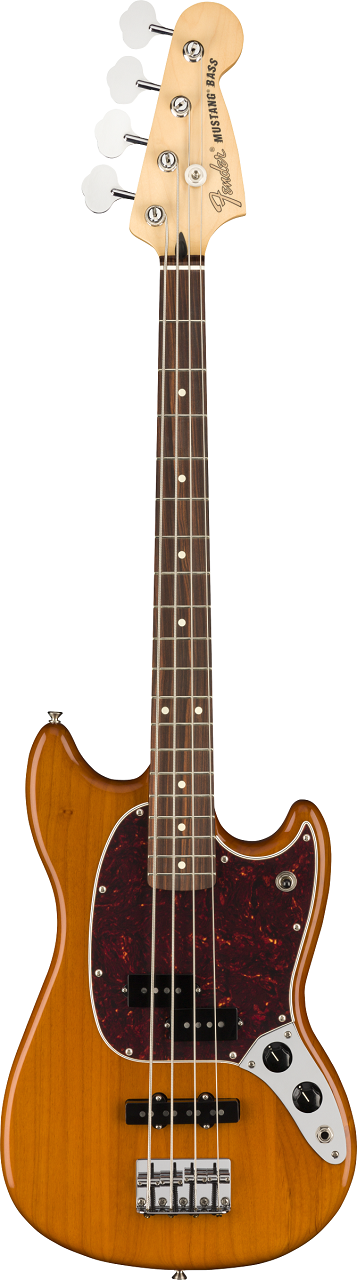 Player Mustang® Bass PJ, Pau Ferro, Aged Natural 