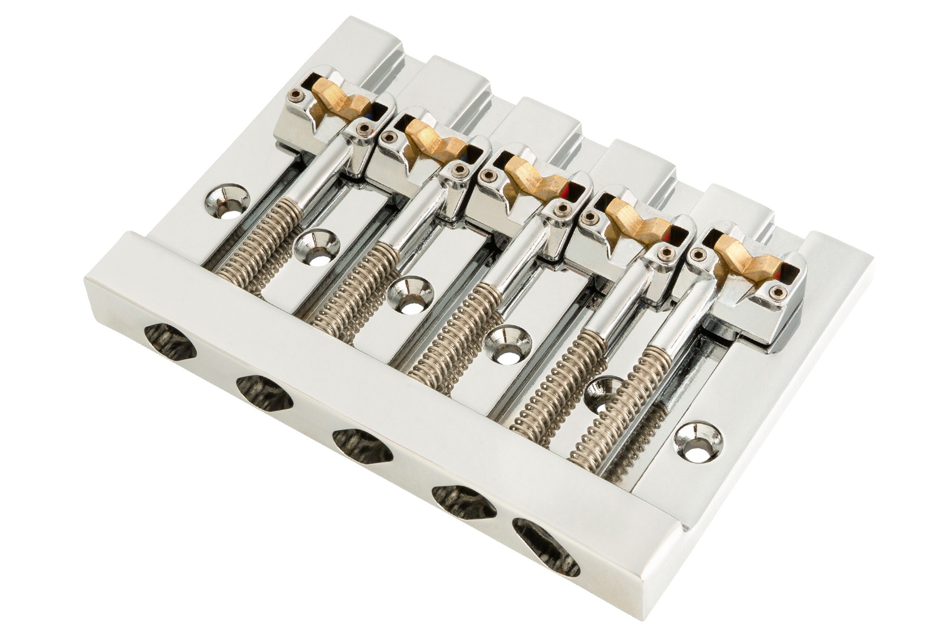 HIPSHOT 5 String KickAss Bass Bridge - Mounting Style II - Nickel