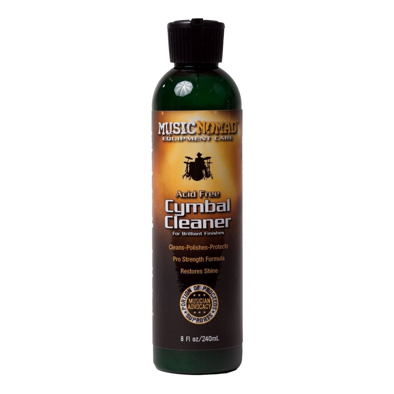 Cymbal Cleaner (MN111) - Cleaner and Polisher for Brilliant Finishes, 240 ml (8 oz.)