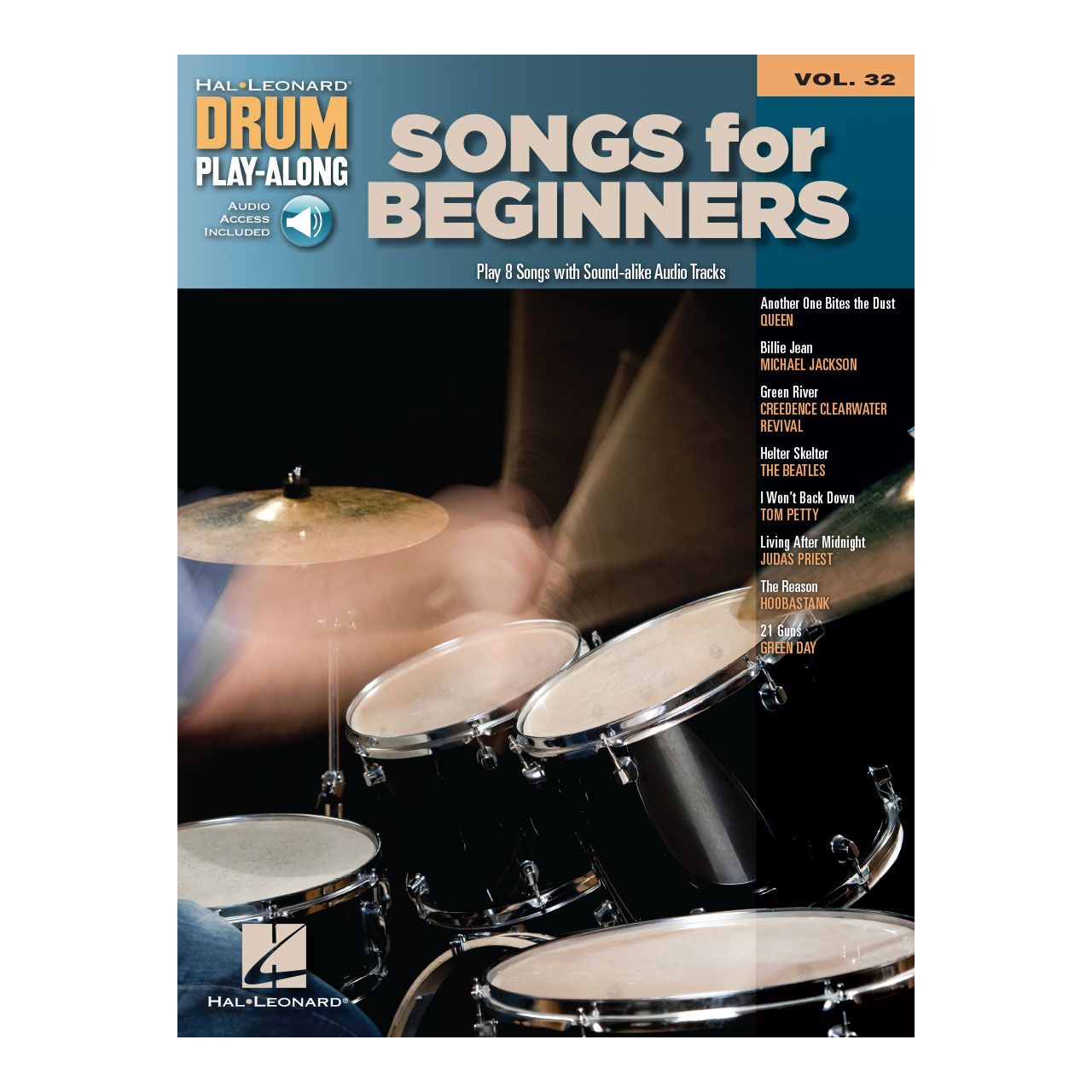 Songs for Beginners Drum Play-Along Volume 32