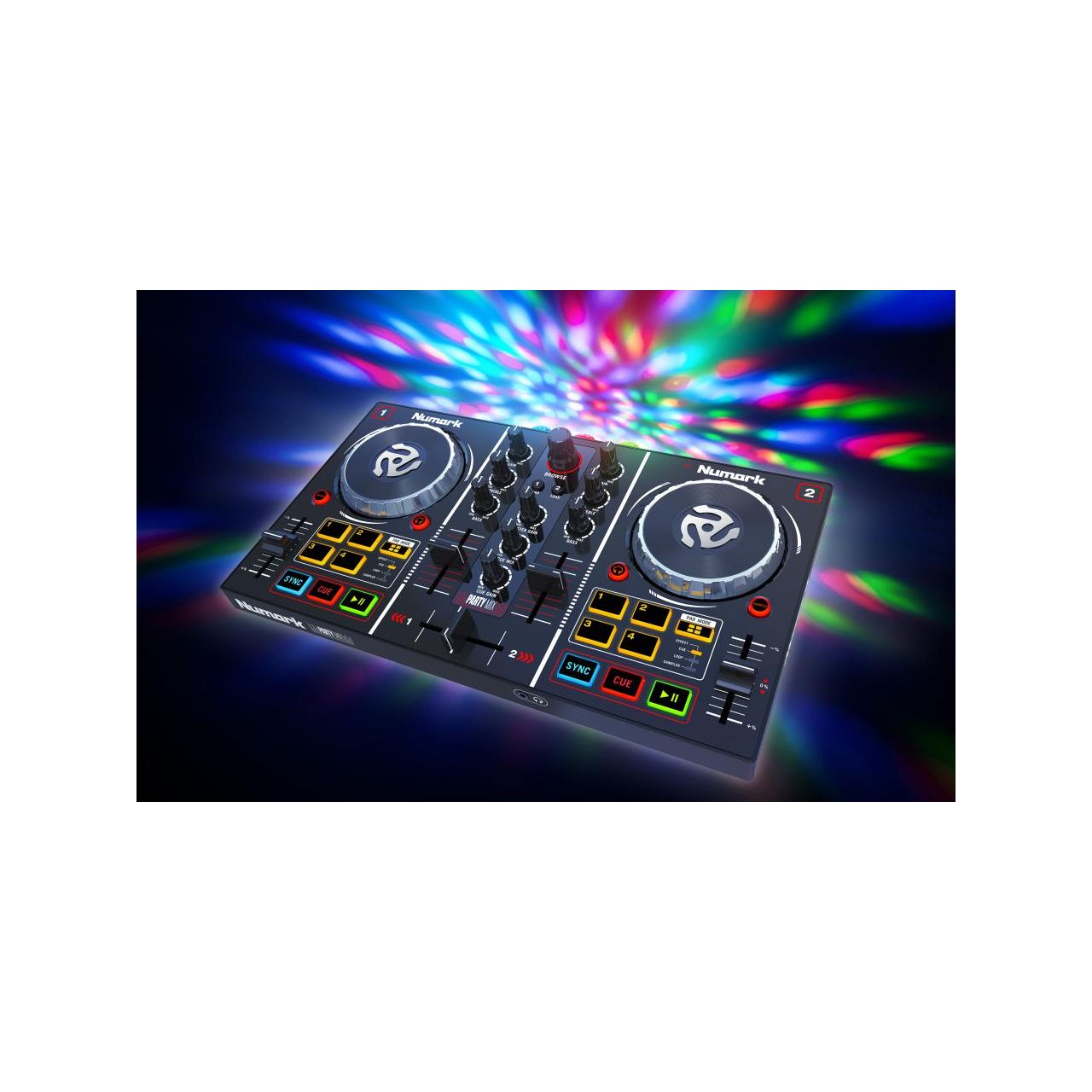 Party Mix - DJ Controller mit eingebauter Lichtshow