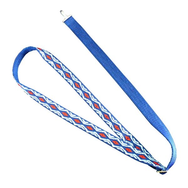 Classical Guitar Strap - Multiple Blue