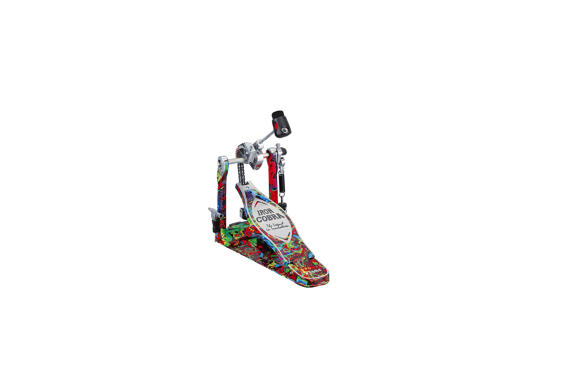 50th Limited Iron Cobra Marble Psychedelic Rainbow Power Glide Single Pedal