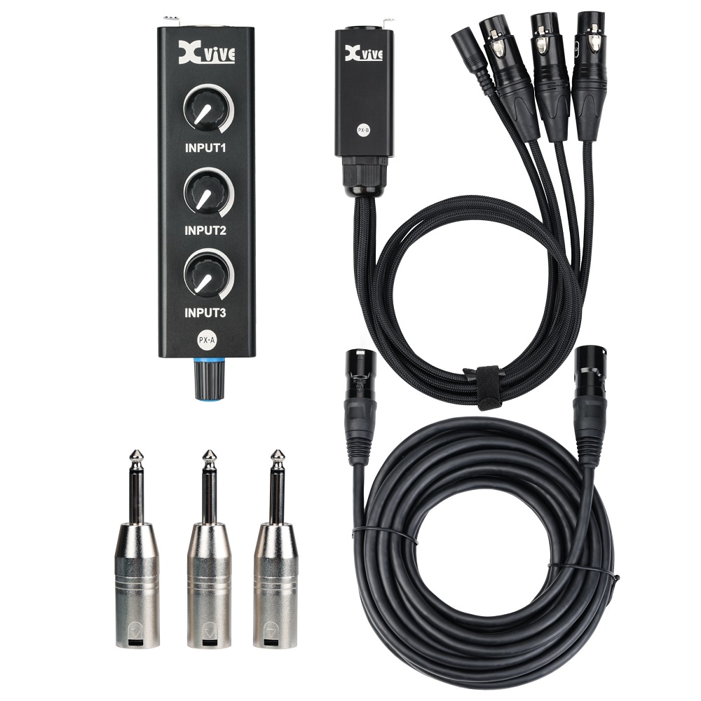 PX - Portable 3-Channel Personal Mixer / Headphone Amplifier System