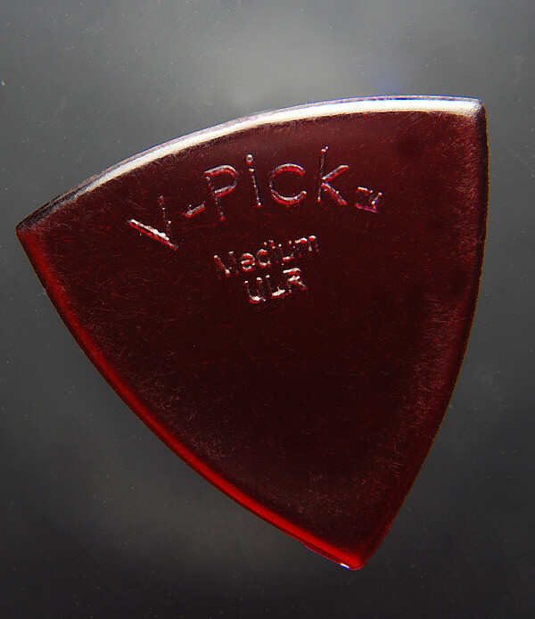 Medium Pointed Ultra Lite Pick rubyred