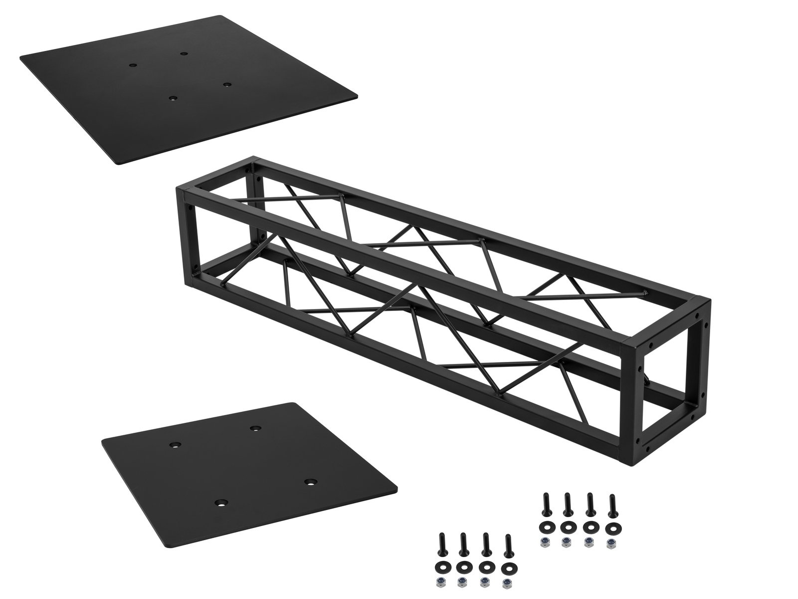 Set Quad Moving Head Tower schwarz