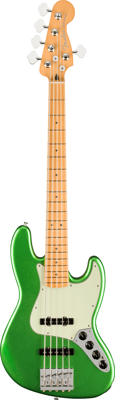 Player Plus Jazz Bass® V, Maple Fingerboard, Cosmic Jade