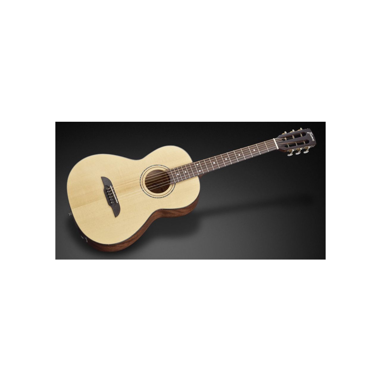 Legacy Parlor Vintage Satin Natural Tinted E - mit Tonabnehmer