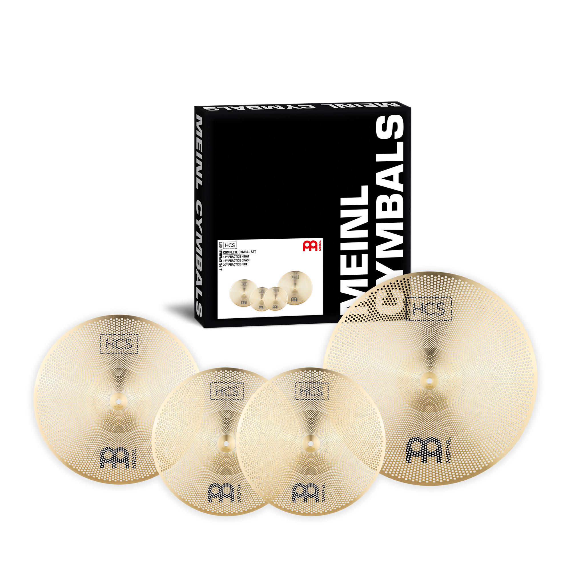 HCS Practice Cymbal Set - 14" / 16" / 20"