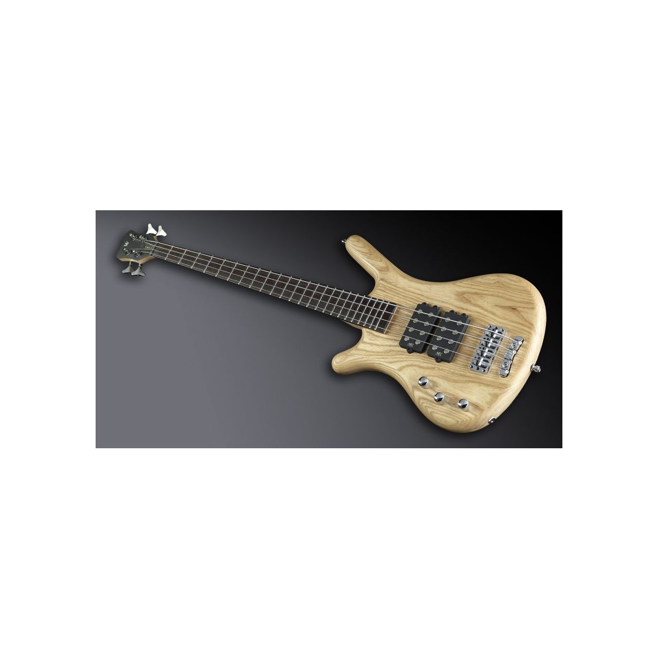 RB Corvette $$ 4 Natural Transparent Satin, passive, Long Scale Lefthand