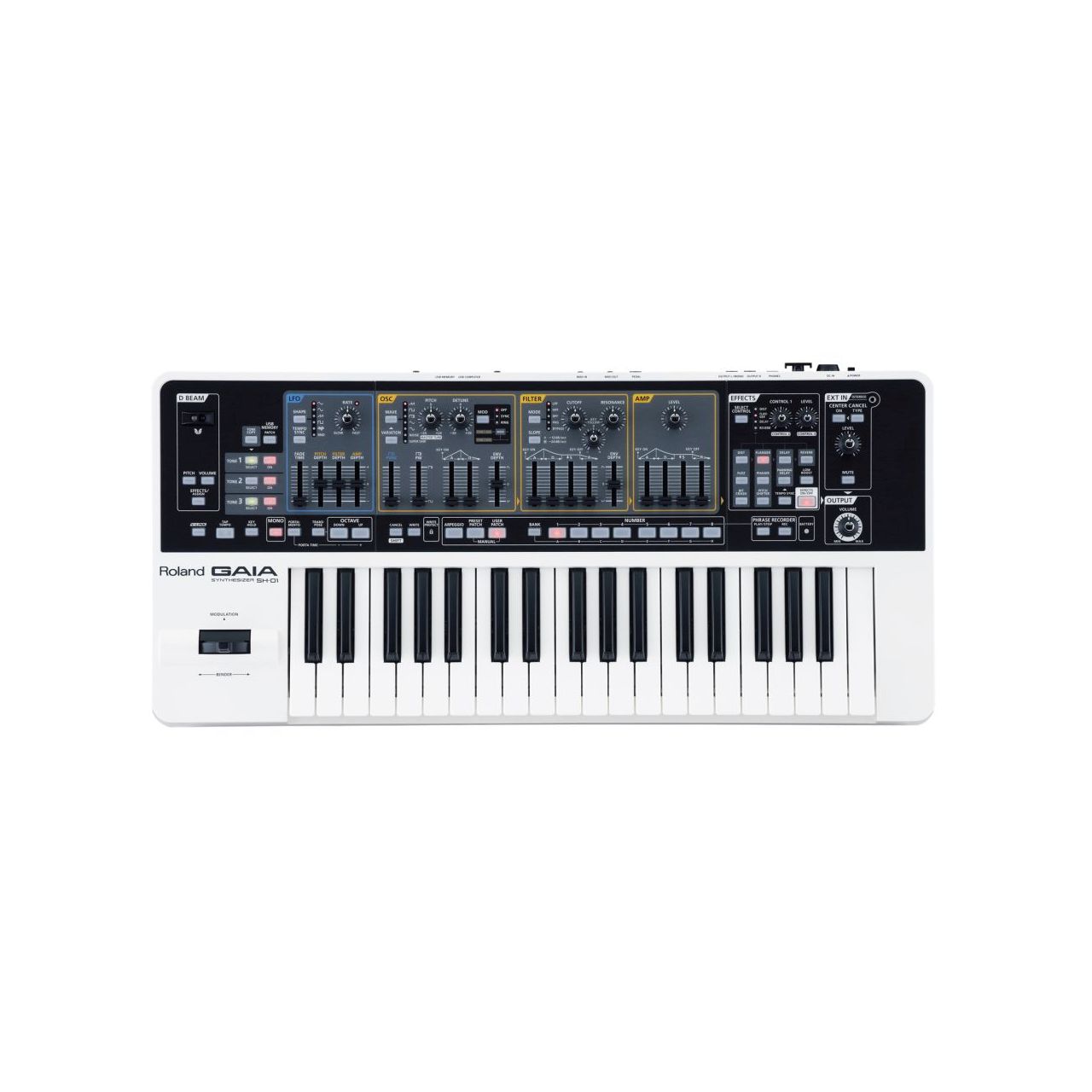 Gaja SH-01 - Synthesizer Bundle mit Gewa Keyboardtasche Größe E