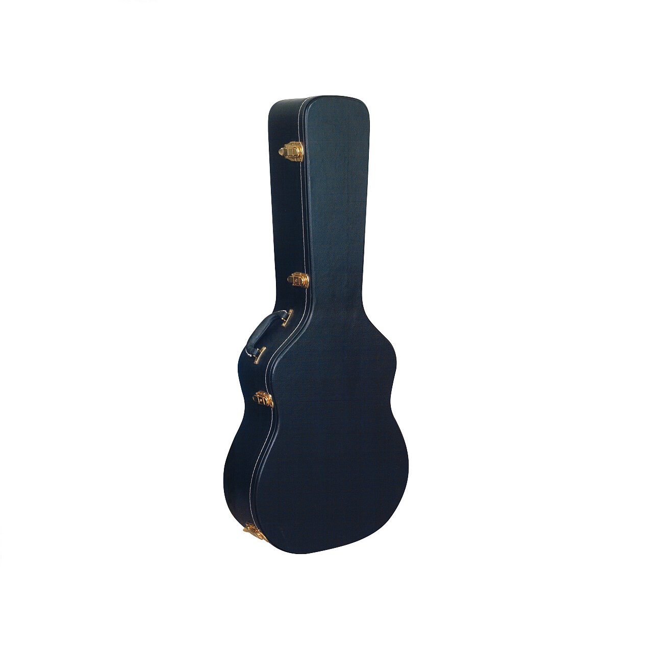 Deluxe Line - Classical Guitar curved Hardshell Case - Black Tolex