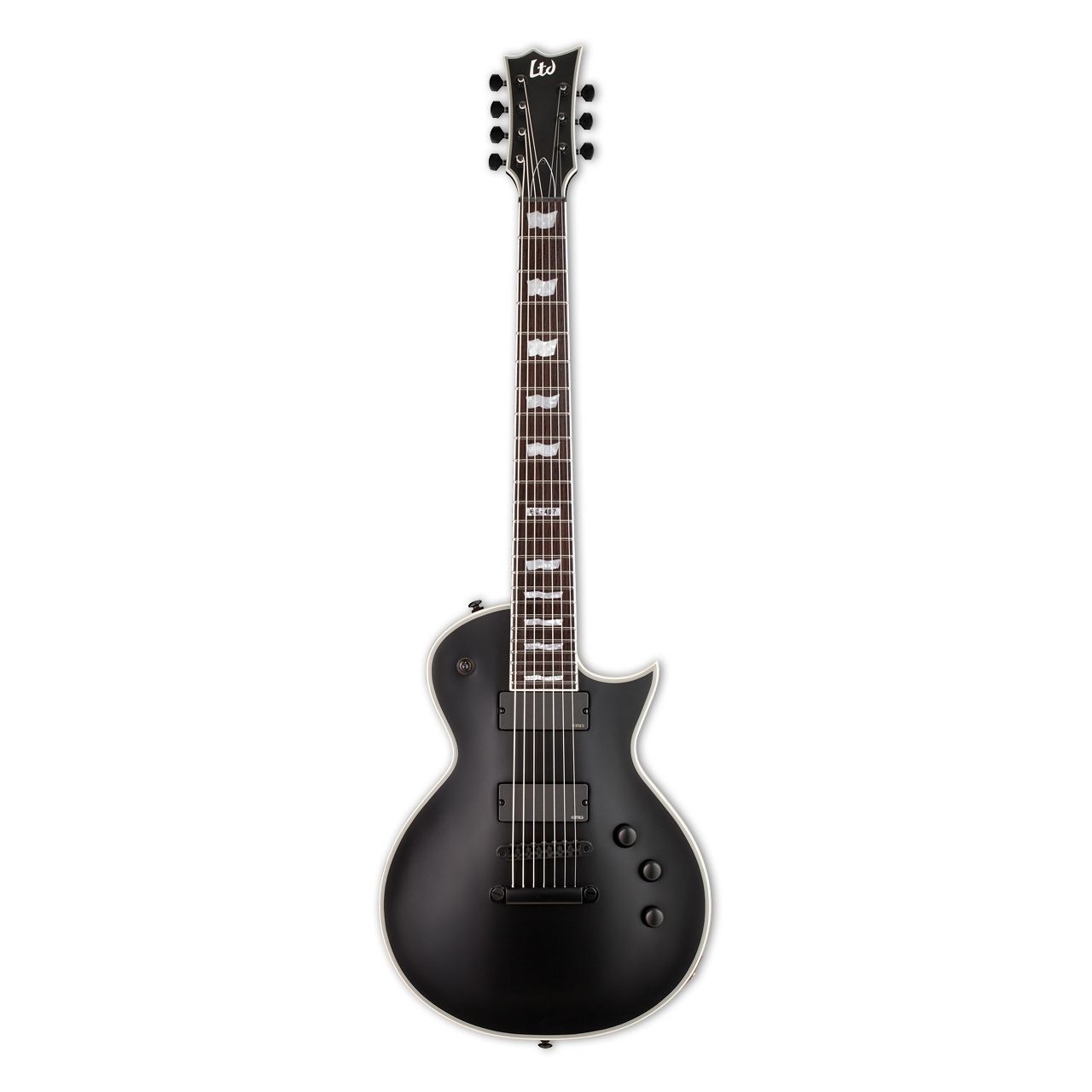 EC 407 Black Satin - 7-Saiter E-Gitarre