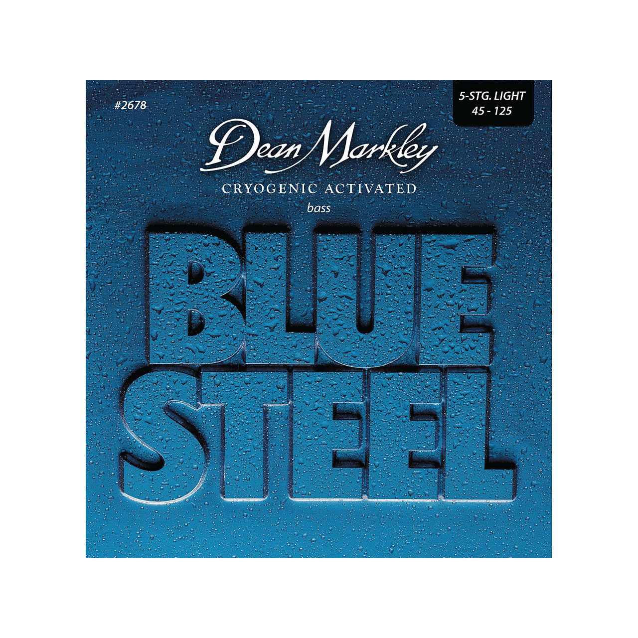 Blue Steel - 2678 - Electric Bass String Set, Stainless Steel, 5-String, Light, .045-.125