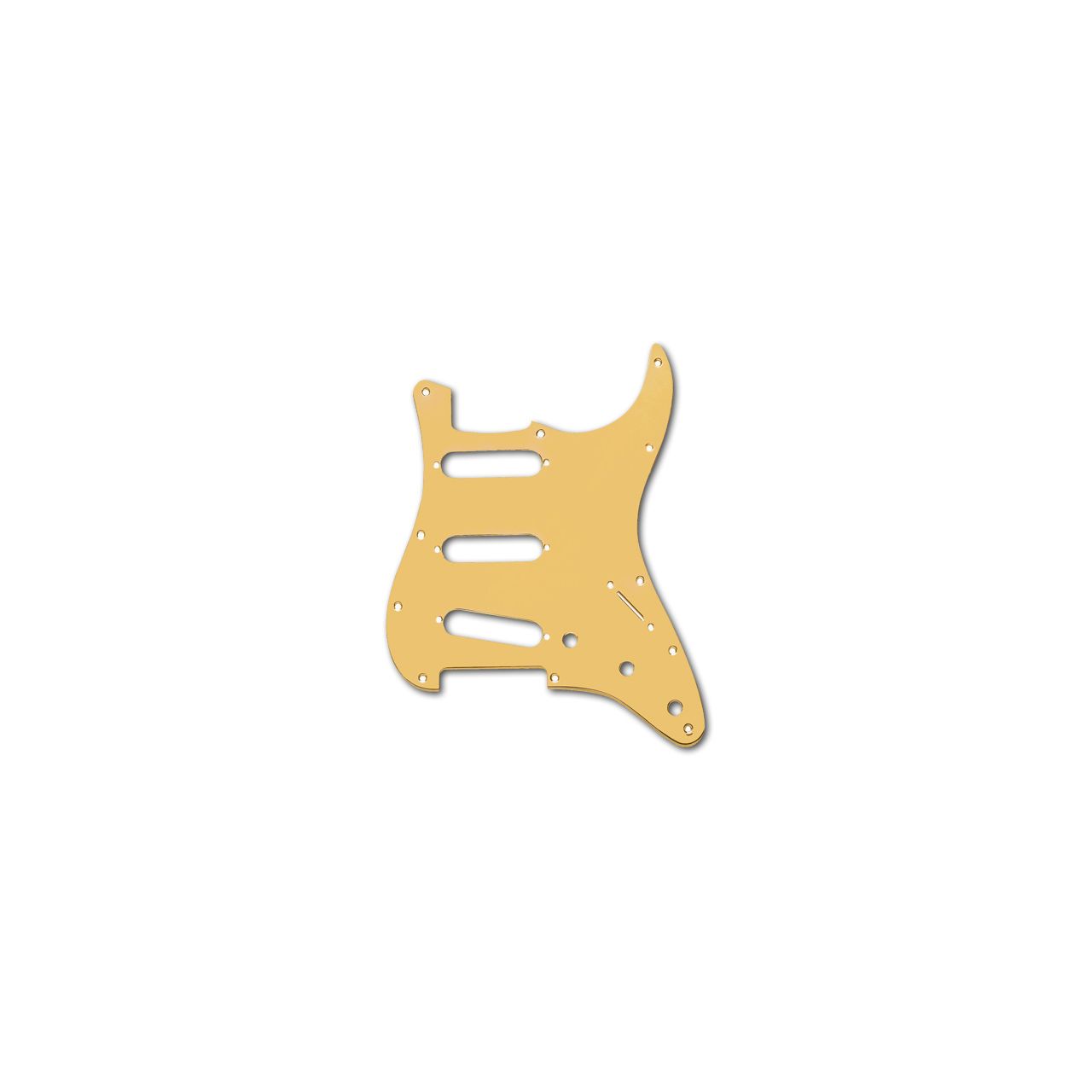 Standard Stratocaster Pickguard SSS gold anodized - Pickguard gold