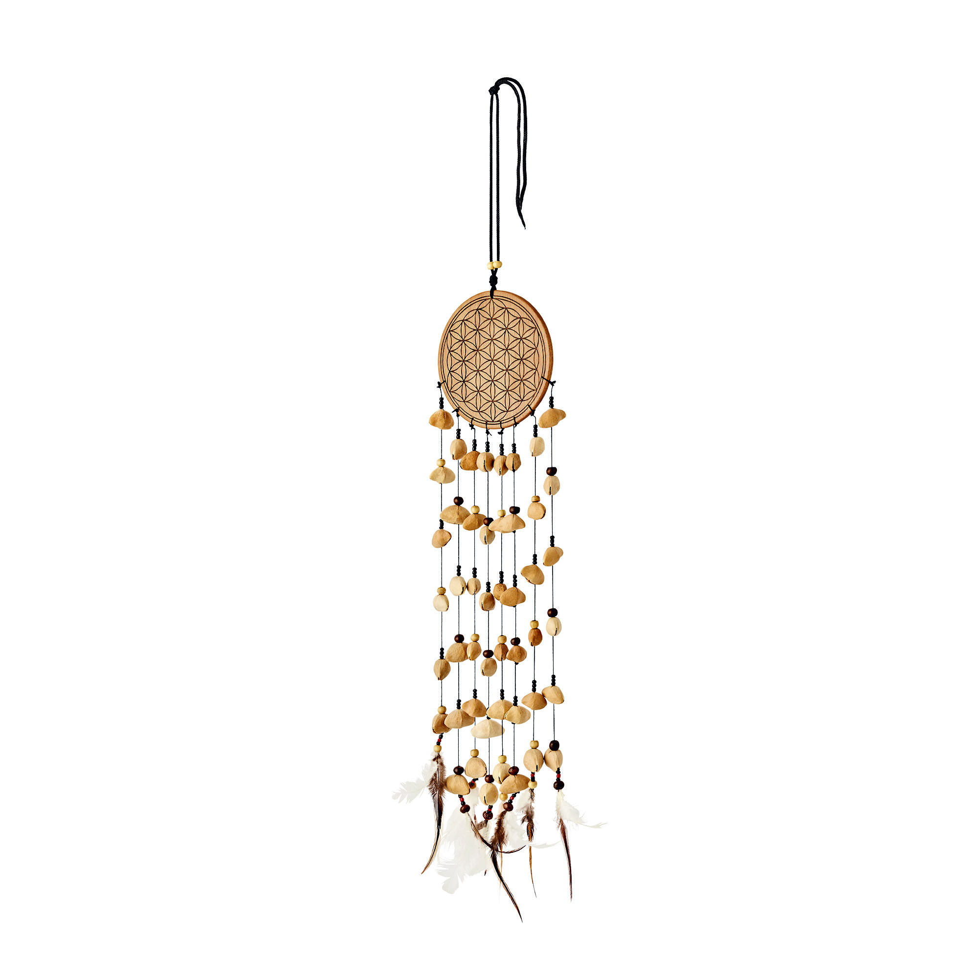 Medium Flower of Life Kenari Chimes - 8 Cords