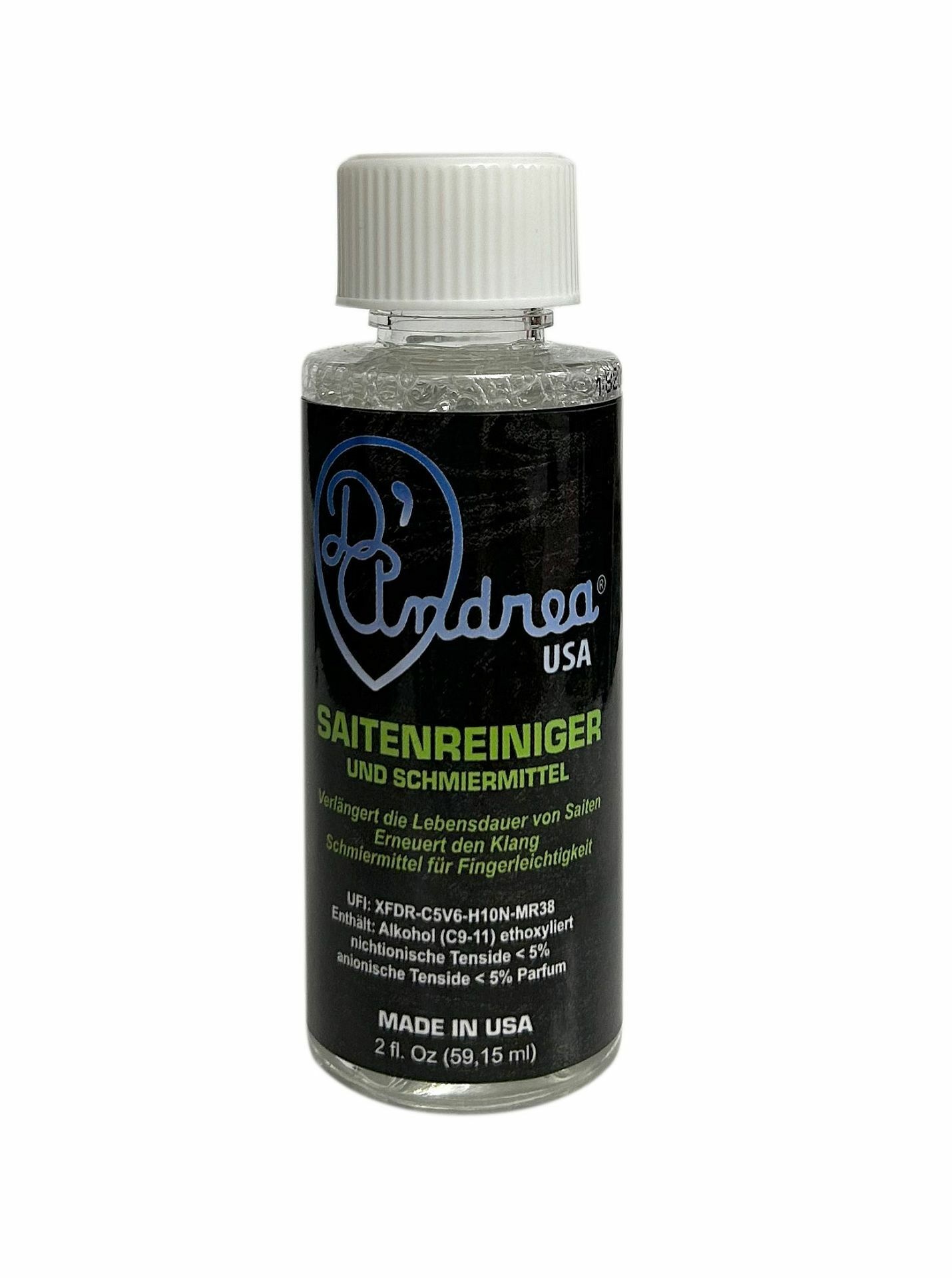 String Cleaner & Lubricant, 59 ml / 2 oz (DAS2)