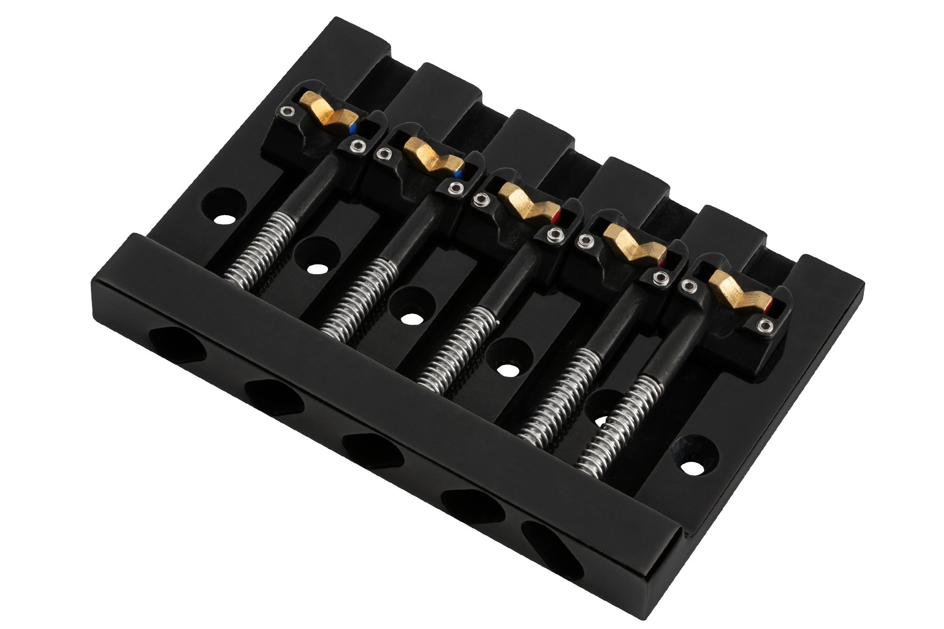 HIPSHOT 5 String KickAss Bass Bridge - Mounting Style II - Black