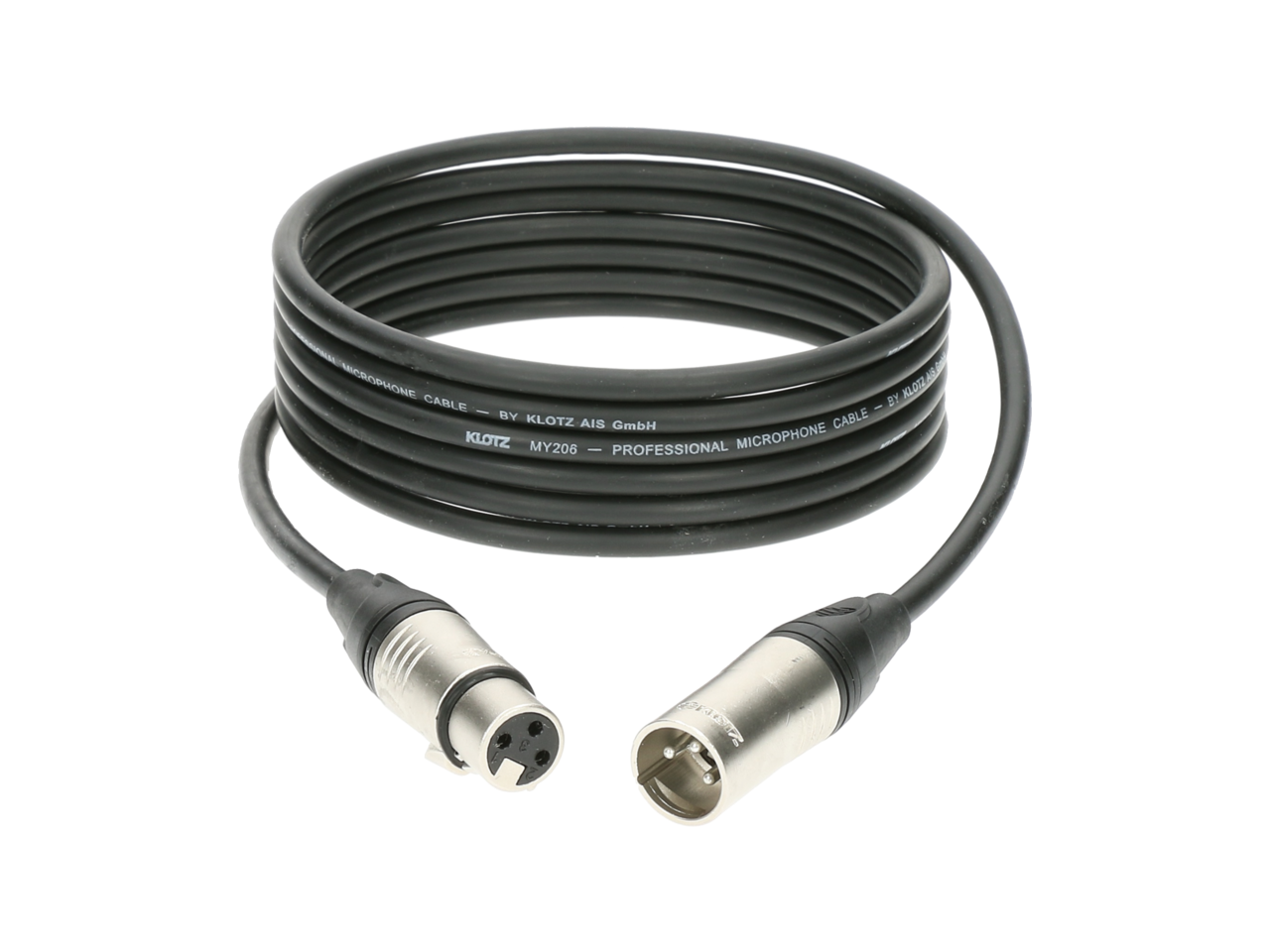 Pro Mikrofonkabel XLR 3p. - 10 m