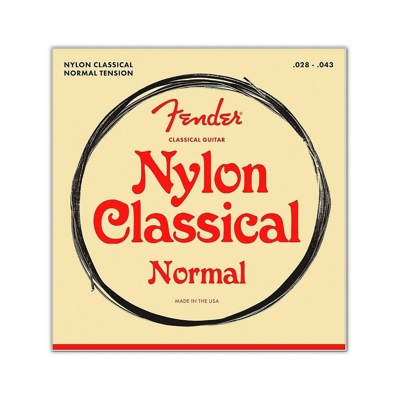 100 Clear Satz 028"-043" - Nylon Classical