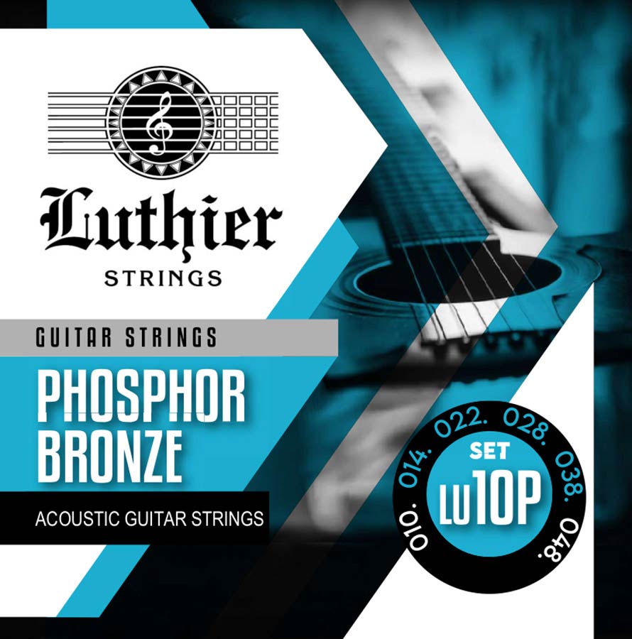 LU-10P Phosphor Bronze Wound Strings, .010 - .048