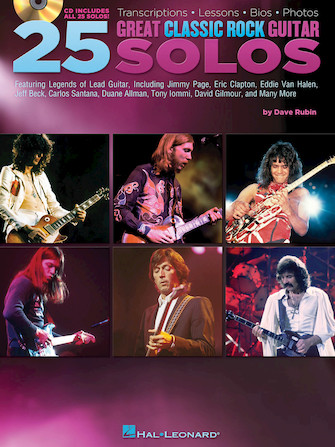 25 Great Classic Rock Guitar Solo mit CD