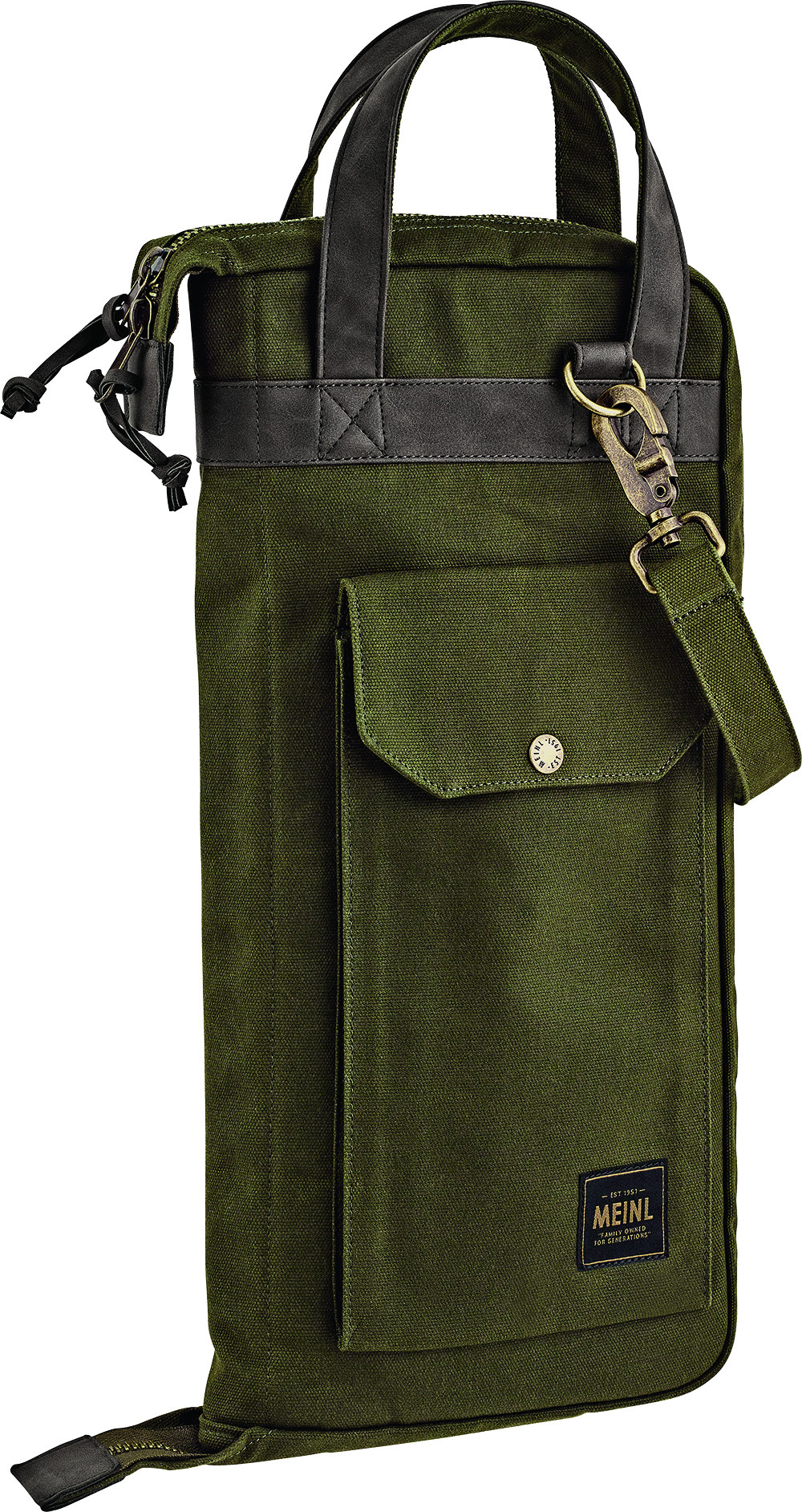 Canvas Stick Bag - Forest Green