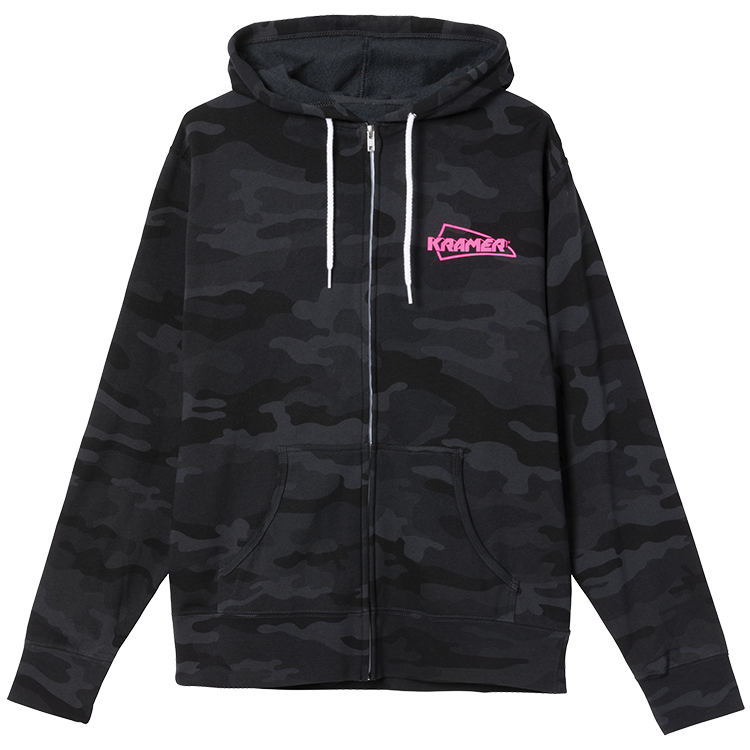 Camo Fullzip Hoodie (Black) M